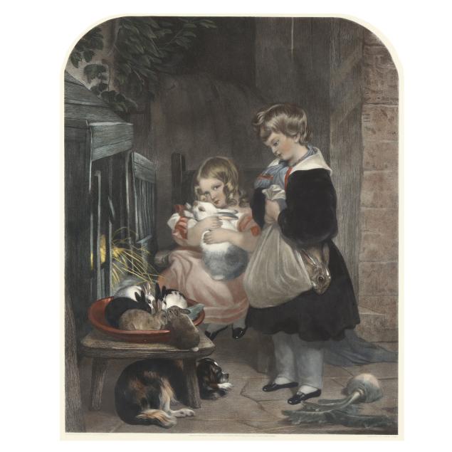 after-sir-edwin-henry-landseer-english-1803-1873-i-children-and-rabbits-i