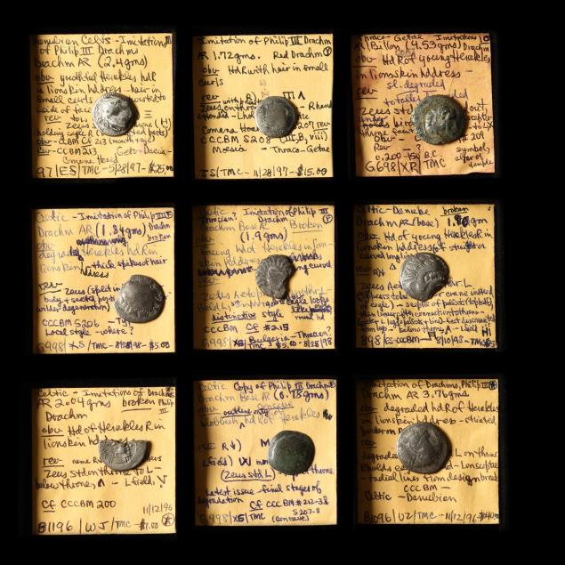 nine-9-celtic-imitations-of-macedonian-silver-drachms