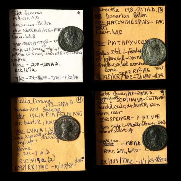 severan-dynasty-set-of-four-4-limes-denarii-193-217-a-d
