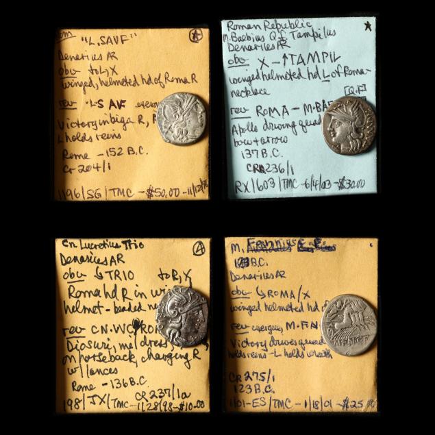 four-4-roman-republican-silver-denarii