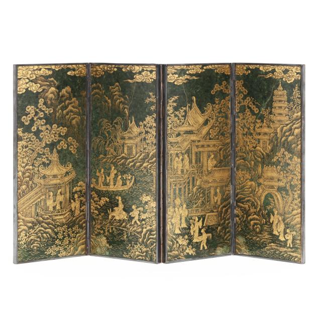 a-chinese-gilt-decorated-spinach-green-hardstone-four-panel-table-screen