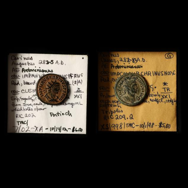 two-2-pleasing-antoniniani-of-carinus-282-285-a-d