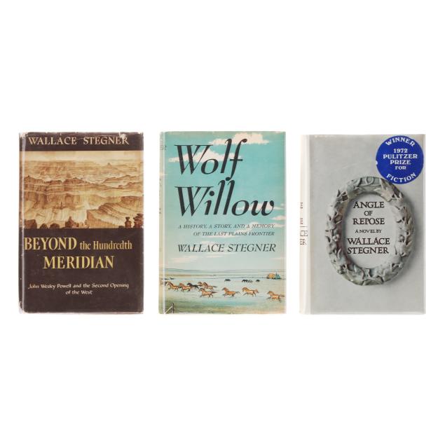 three-wallace-stegner-first-editions