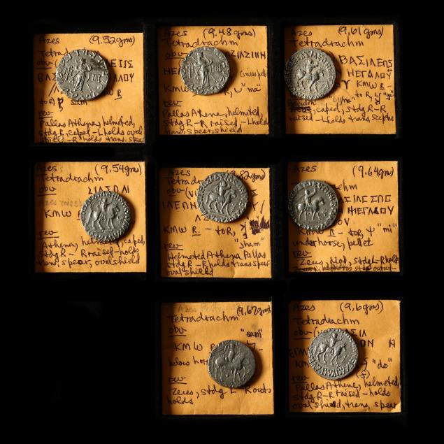 indo-scythians-azes-ii-58-12-b-c-eight-8-silver-tetradrachms