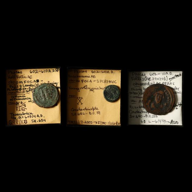 byzantine-empire-three-3-bronzes-of-phocas-602-610-a-d