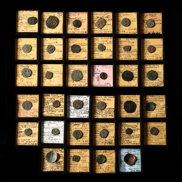 thirty-four-34-byzantine-folles-7th-12th-centuries-a-d