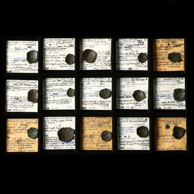 latin-empire-1204-1261-a-d-fifteen-15-ae-scyphate-coins