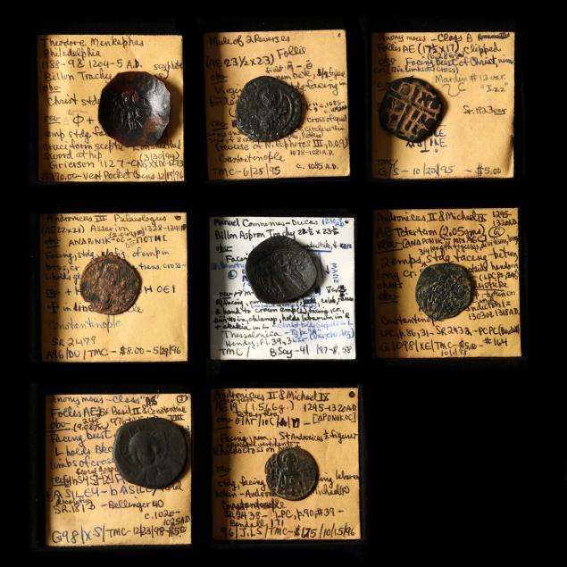 eight-8-late-period-byzantine-coins