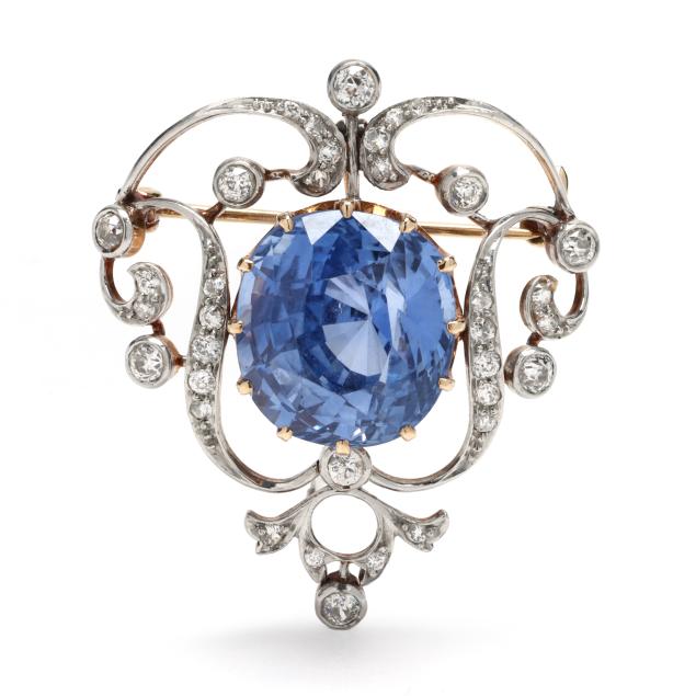platinum-topped-gold-sapphire-and-diamond-brooch-pendant