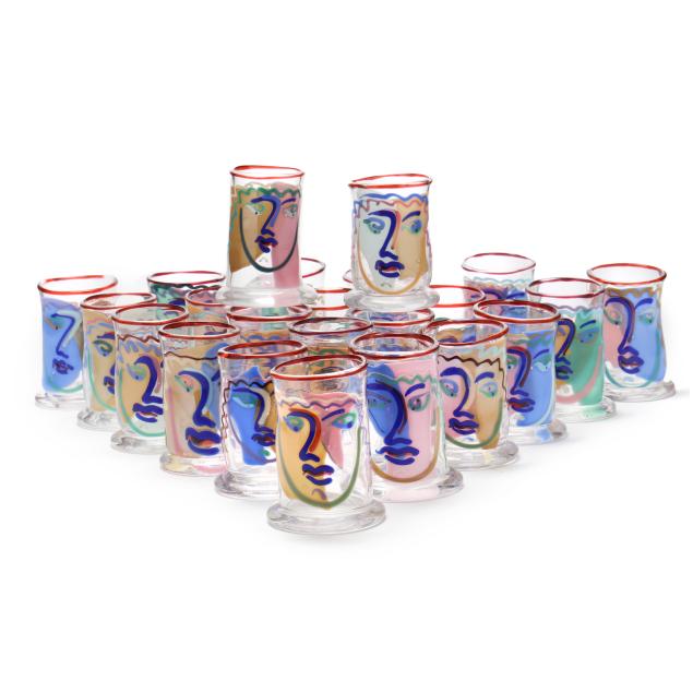 bernstein-nc-23-art-glass-i-face-i-tumblers