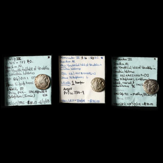 three-3-macedonian-kingdom-silver-drachms