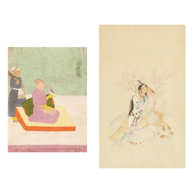 an-indian-and-a-persian-work-on-paper