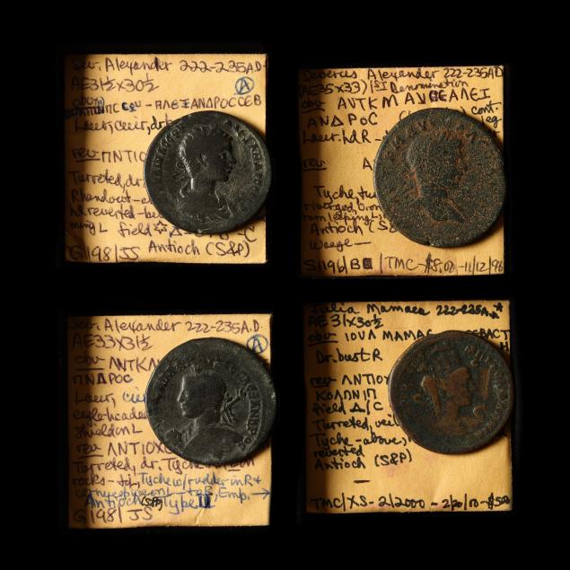 antioch-seleucis-pieria-four-4-large-coins-issued-by-severus-alexander