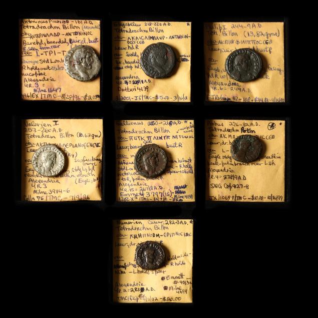 seven-7-tetradrachms-of-roman-alexandria