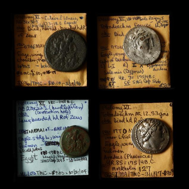 ptolemaic-egypt-ptolemy-vi-180-145-b-c-four-4-coins