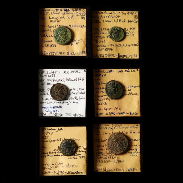 four-4-seleucid-coins-and-two-2-civic-coins-of-antioch