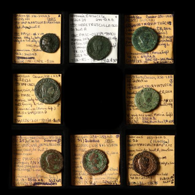 moesia-superior-viminacium-eight-bronzes-under-roman-administration