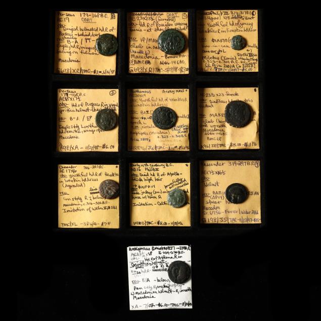 macedon-ten-10-bronzes-variously-issued-by-its-kings-or-the-romans