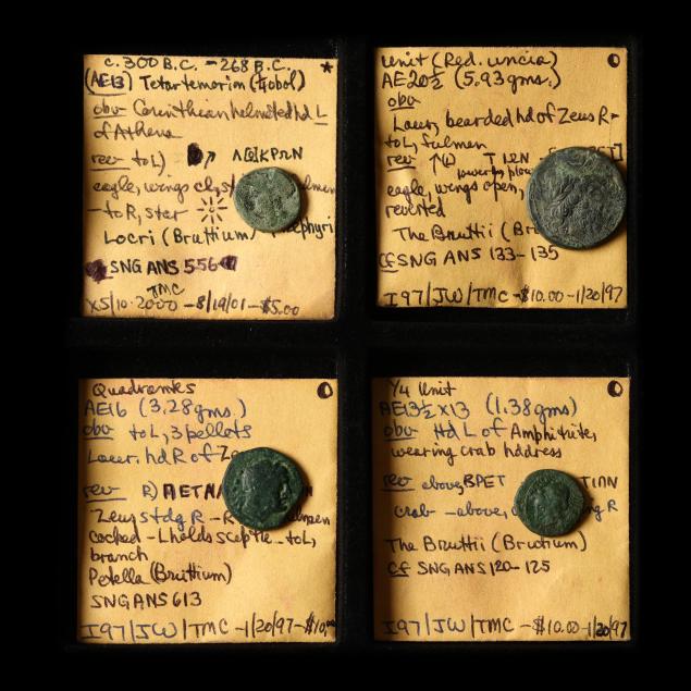 bruttium-four-4-bronzes-3rd-c-b-c