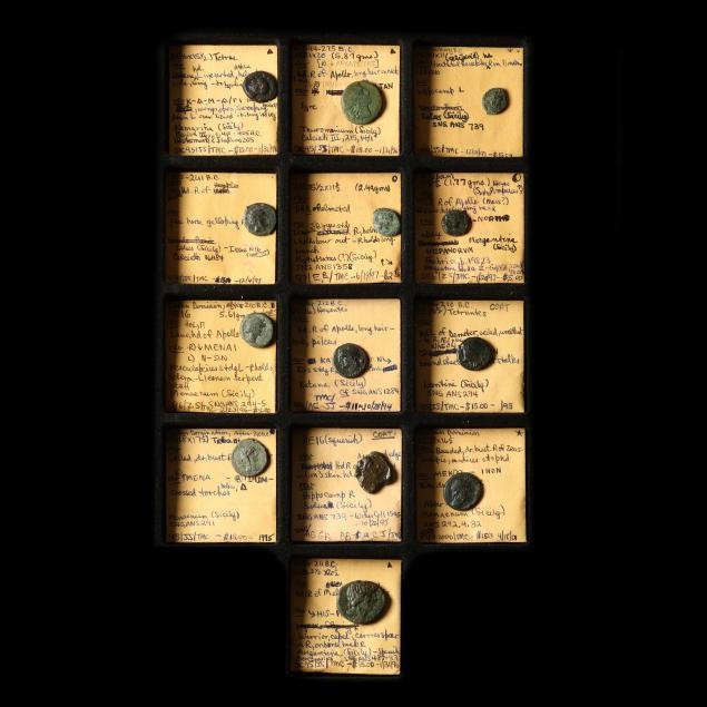 thirteen-13-sicilian-small-bronzes