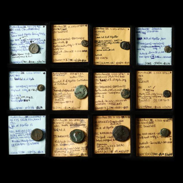 seleucid-kingdom-twelve-12-bronzes-of-antiochus-iii-241-187-b-c