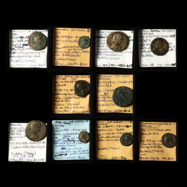 thrace-pautalia-ten-10-roman-provincial-coins-2nd-3rd-c-a-d
