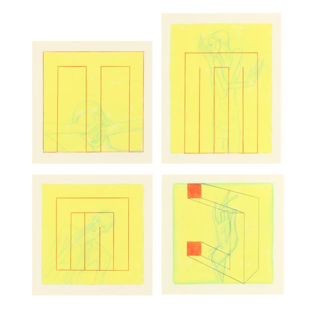 audra-skuodas-lithuanian-american-1940-2019-four-drawings