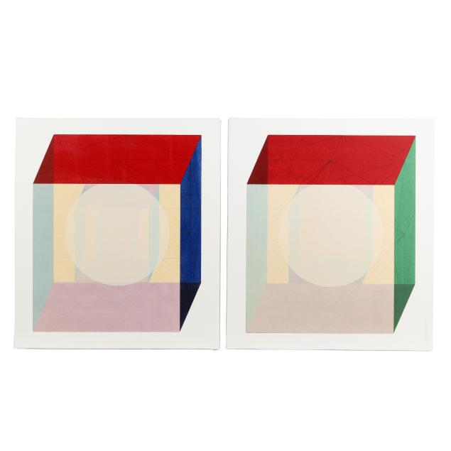 john-hiigli-american-1943-2017-pair-of-untitled-abstract-paintings
