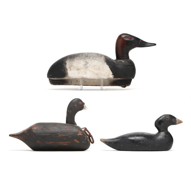three-vintage-decorative-duck-decoys