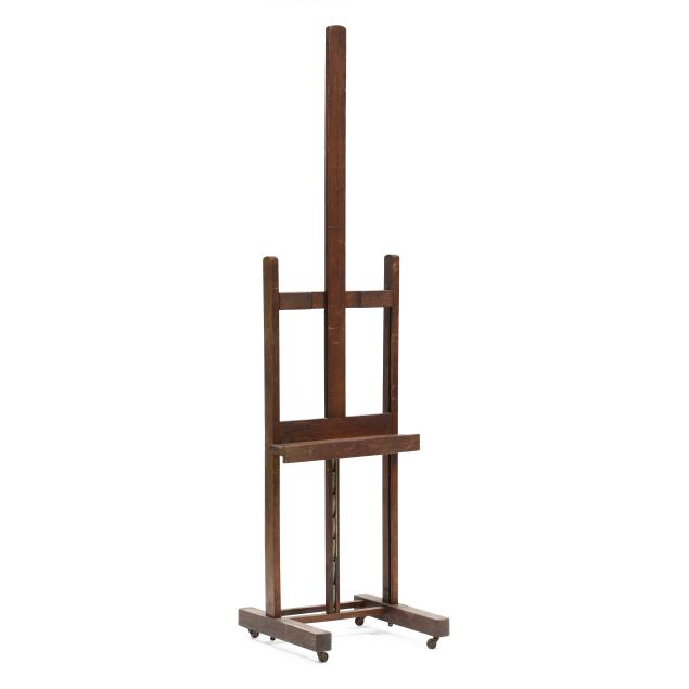 mission-oak-artist-s-easel