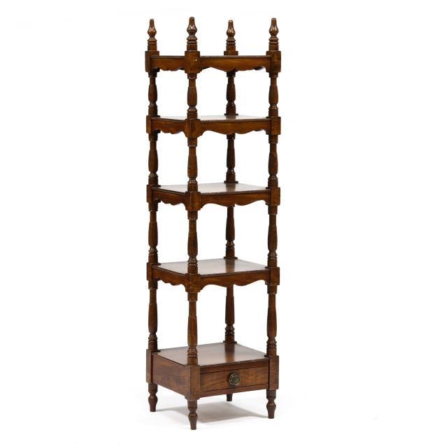 antique-english-faux-grain-painted-shelf