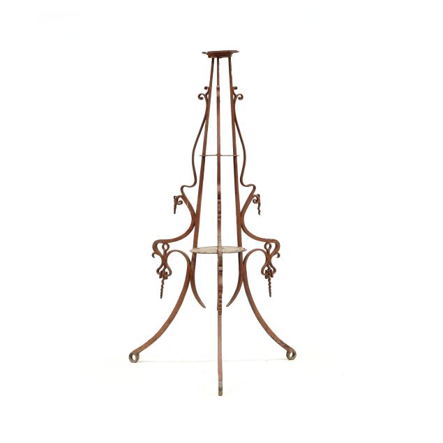 art-nouveau-iron-garden-stand