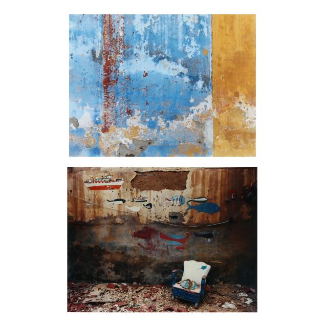 curtis-kreuger-american-i-wall-abstraction-modern-ruins-i-two-works