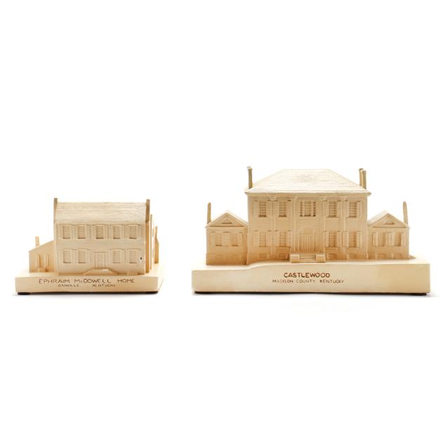 two-vintage-w-p-a-kentucky-museum-project-plaster-architectural-models