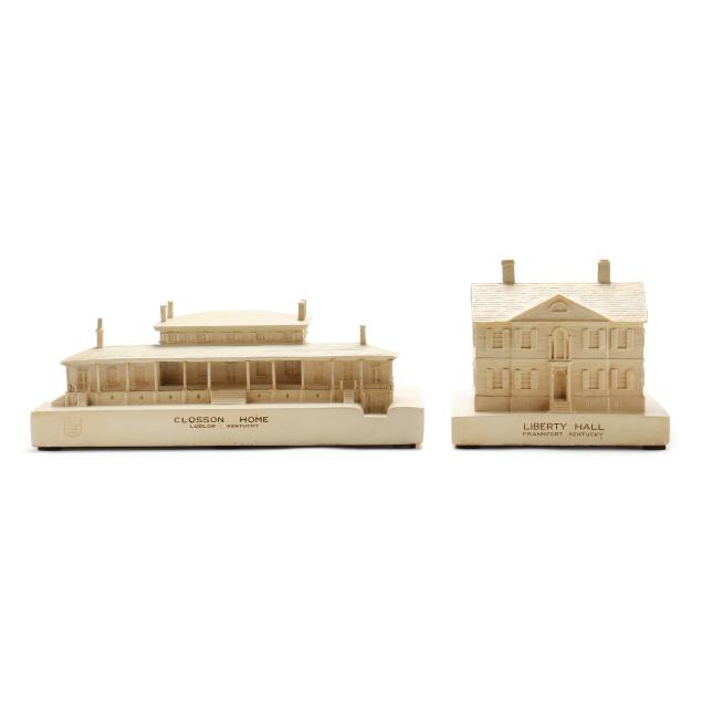 two-vintage-w-p-a-kentucky-museum-project-plaster-architectural-models