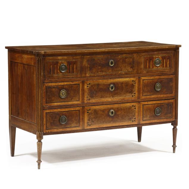 antique-french-parquetry-commode-labeled-f-lechenet