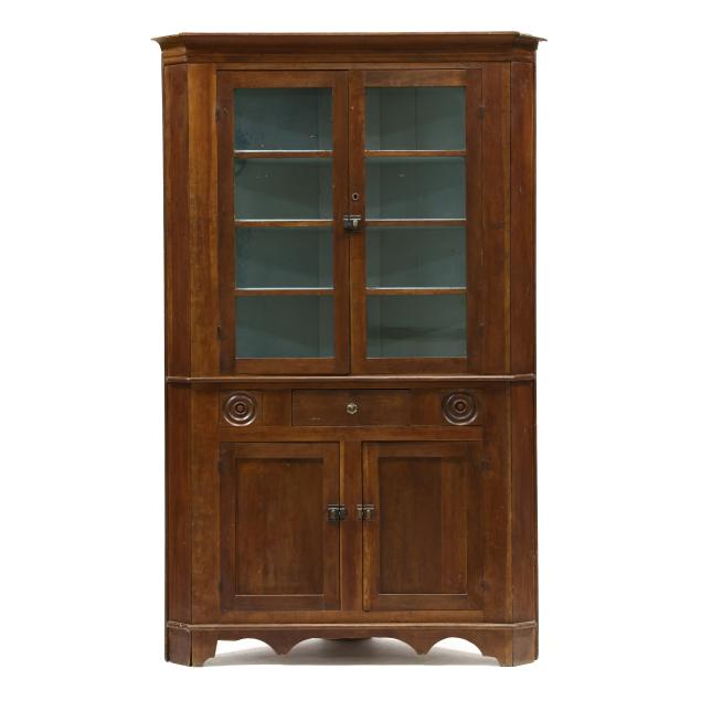 pennsylvania-late-chippendale-cherry-corner-cupboard