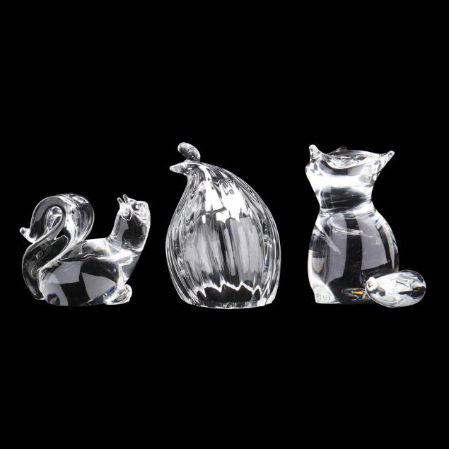 steuben-crystal-fox-partridge-and-squirrel