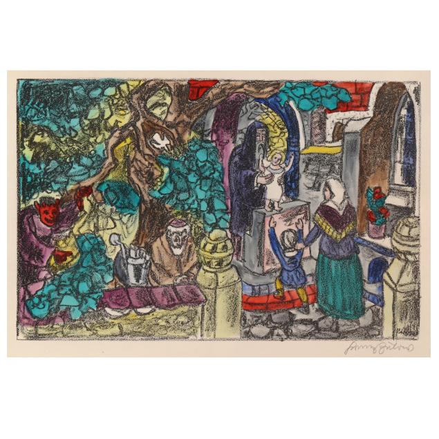 franz-von-zulow-austrian-1883-1963-i-die-elixiere-des-teufels-i-complete-portfolio-of-eight-lithographs