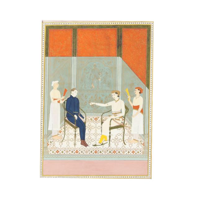 an-indian-painting-of-a-british-officer