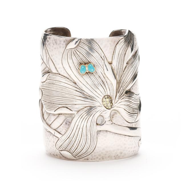 sterling-silver-magnolia-cuff-bracelet-tiffany-co