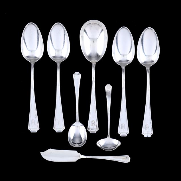 eight-durgin-i-fairfax-i-sterling-silver-flatware-servers