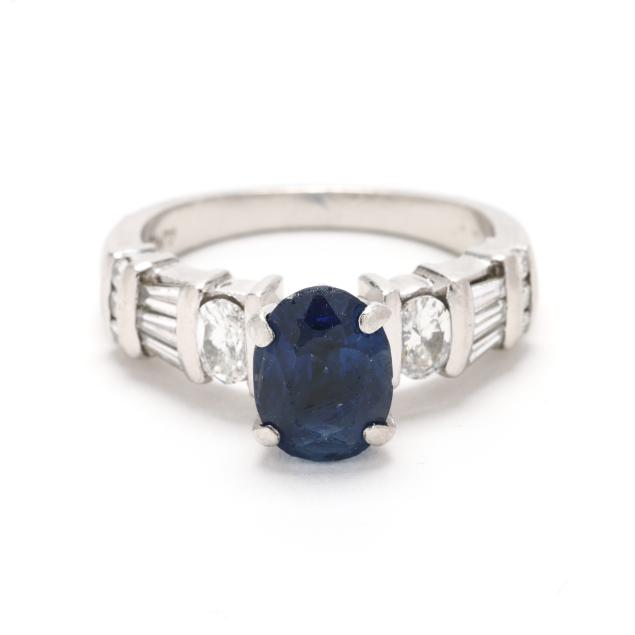 platinum-sapphire-and-diamond-ring
