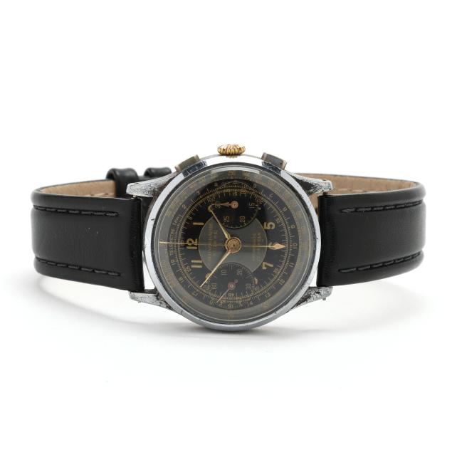 vintage-stainless-steel-chronograph-watch-chronographe-suisse