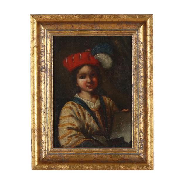 manner-of-antonio-mercurio-amorosi-italian-1660-1738-young-boy-holding-a-drawing