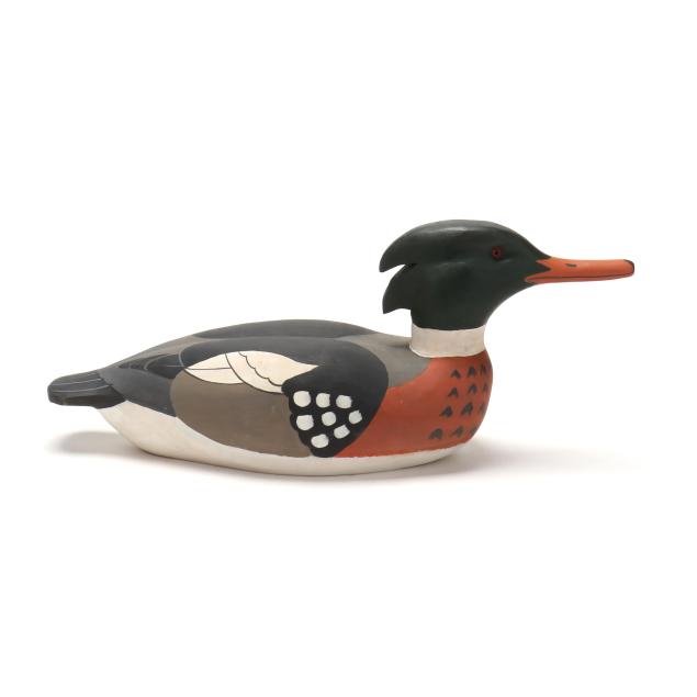 david-a-lawrence-nc-1949-2001-red-breasted-merganser-for-core-sound-decoy-festival
