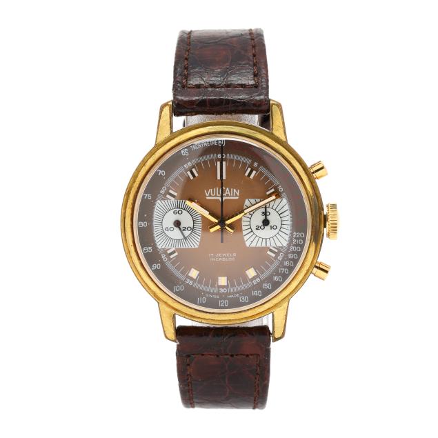 vintage-gold-tone-chronograph-watch-vulcain