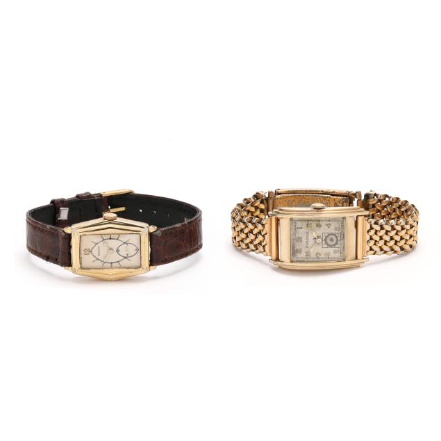 two-gold-filled-art-deco-watches-gruen-and-bulova