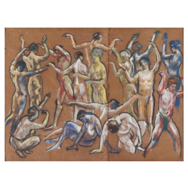arthur-b-davies-american-1862-1928-figures-dancing