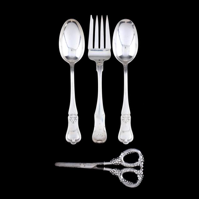 four-sterling-silver-servers